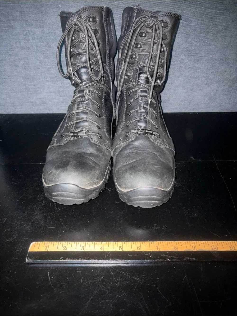 Harley-Davidson Men's Black Lace-Up Tactical Boot